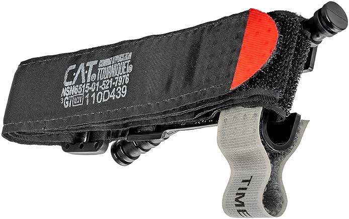 North American Rescue C-A-T Combat Application Tourniquet (Black) NAR Genuine Gen 7 CAT Gray Time-Stamped Military Issued (30-0001) - Image 3