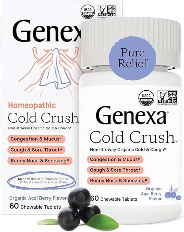 Genexa, Cold Crush Acai Berry Organic, 60 Count - Image 1