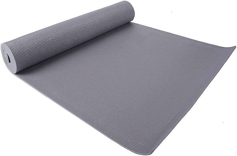 Fitvids All Purpose 1/4-Inch High Density Anti-Tear Exercise Yoga Mat with Carrying Strap, Multiple Colors - Image 4