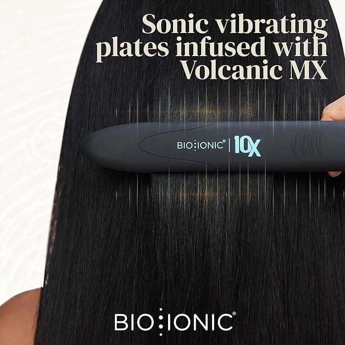 Bio Ionic 10X Styling Iron, 1" Hair Straightener with Moisturizing Heat Technology, Flat Iron for 10-Minute Styling, Hair Straightener and Curler - Image 6