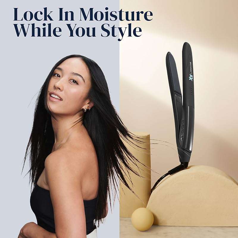 Bio Ionic 10X Styling Iron, 1" Hair Straightener with Moisturizing Heat Technology, Flat Iron for 10-Minute Styling, Hair Straightener and Curler - Image 7