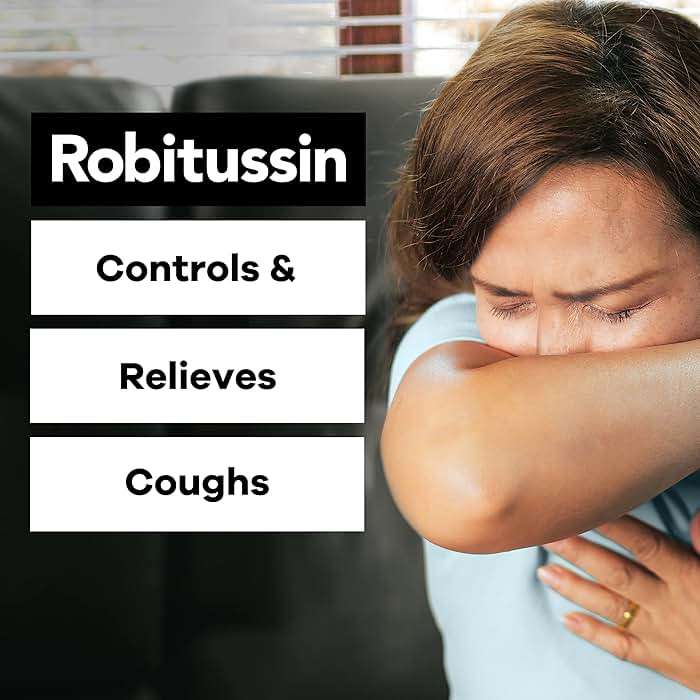 Robitussin Cough and Chest Congestion DM, Cough Suppressant and Expectorant, Raspberry Flavor - 8 Fl Oz Bottle - Image 2