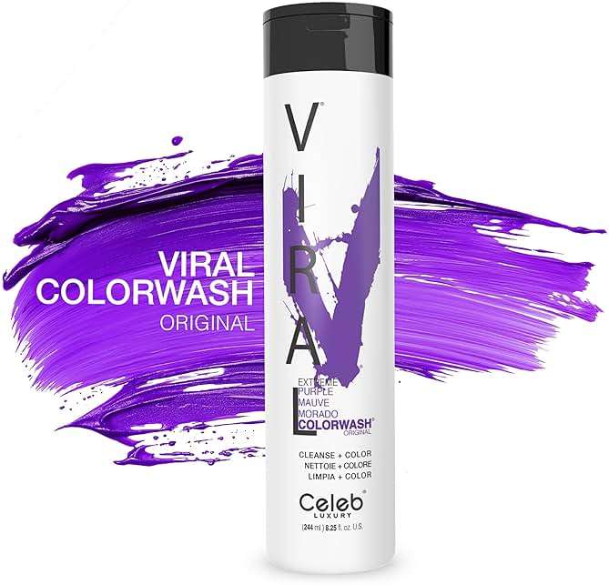 Celeb Luxury Colorwash Color Depositing Shampoo - Color Refresher, Vegan Hair Dye, Bondfix Bond Rebuilder, Viral and Gem Lites - Image 2
