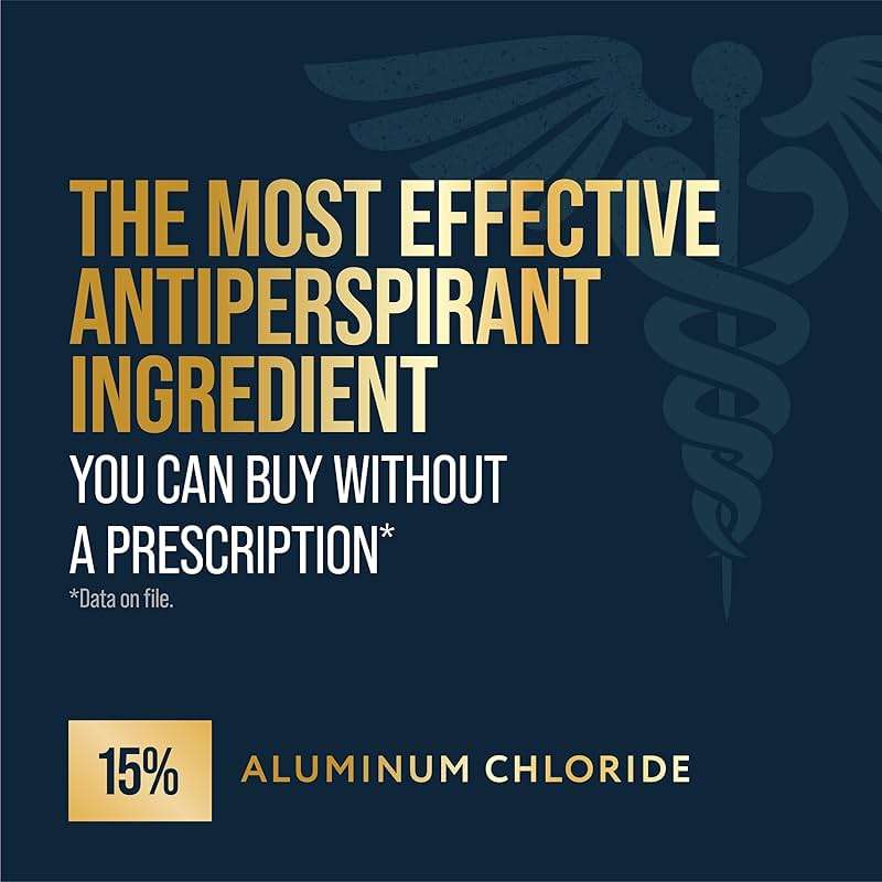 Certain Dri Prescription Strength Clinical Antiperspirant Roll-On - 72-Hour Sweat & Odor Protection for Excessive Sweating & Hyperhidrosis - 15% Aluminum Chloride - Fragrance-Free - 1.2 fl oz - Image 3