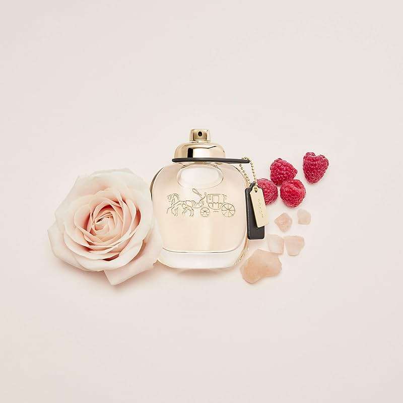 COACH Eau de Parfum - Women's Fragrance - Floral Fruity - With notes of Raspberry Leaves, Turkish Rose & Suede Musks - Image 3