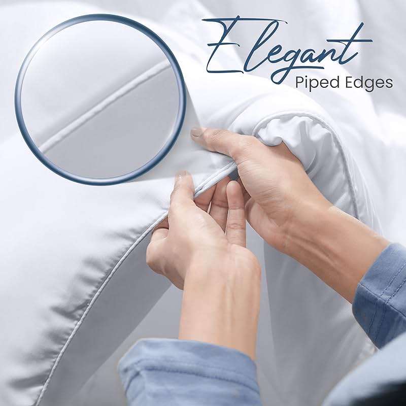 Utopia Bedding Comforter Twin Size 64 x 88 Inches, All Season Duvet Insert, Down Alternative Box Stitched Bed Comforter with Corner Tabs, Machine Washable - Image 6