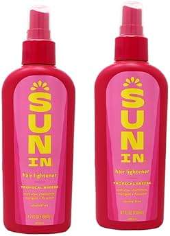 Sun-In Hair Lightener Spray, Tropical Breeze Scent, 4.7 oz (Pack of 2) - Image 1