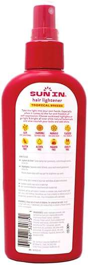 Sun-In Hair Lightener Spray, Tropical Breeze Scent, 4.7 oz (Pack of 2) - Image 2