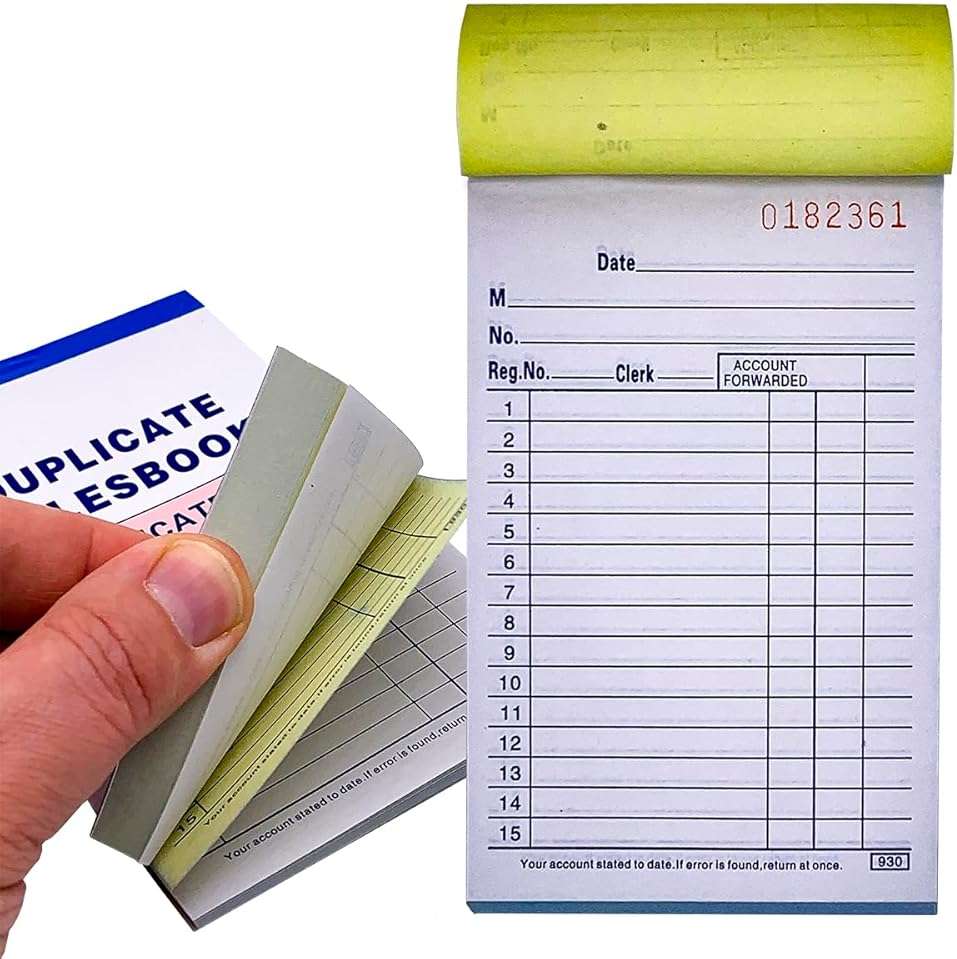 Online Best Service 10 Pack Lot Sales Book Order Receipt Invoice Carbonless Copy 50 Sets 3.5" X 5.5" - Image 3