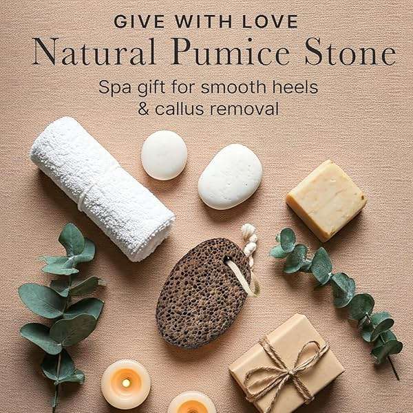 Pumice Stone for Feet - Natural Lava Stone Foot Exfoliator, Callus Remove for Feet, Hands & Dead Skin, Foot Scrubber for Pedicure & Cracked Heels, Strong & Durable Design for Smooth & Soft Feets - Image 8
