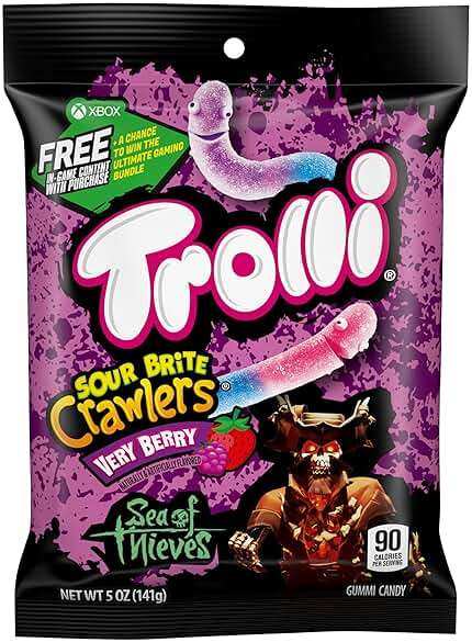 Trolli Sour Brite Crawlers, Very Berry Flavor, 5 Ounce - Image 10