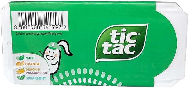 TIC TAC Box with 60 Mini Boxes (Mint, Orange, Spearmint, Peach and Passion fruit) 234g by Tic Tac - Image 5