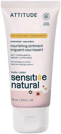 ATTITUDE Protective Body Ointment, Plant and Mineral-Based Ingredients, Vegan and Cruelty-free Personal Care Products for Sensitive Skin, Unscented, 2.5 Fl Oz - Image 1