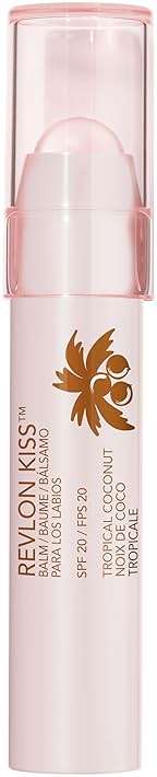 Revlon Kiss Tinted Lip Balm with SPF 20, Hydrating, Flavored, Infused with Natural Fruit Oils, 010 Tropical Coconut, 0.09 oz - Image 6
