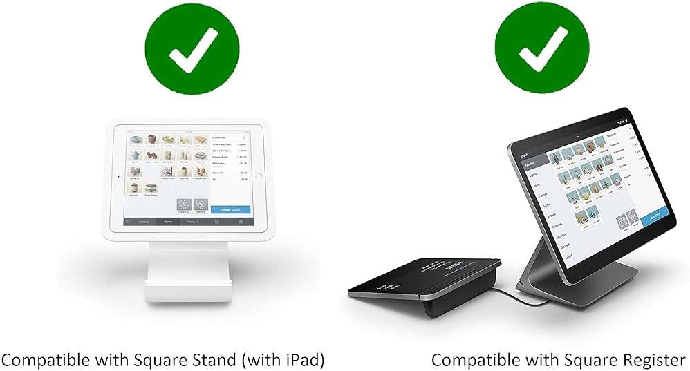 EOM-POS Hardware Bundle - Cash Drawer and Thermal Receipt Printer,[Compatible with Square Stand and Register] - Image 2