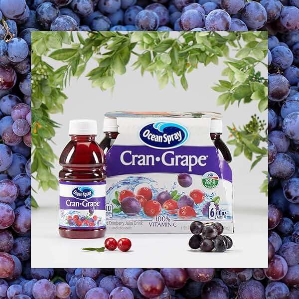 Ocean Spray® Cran-Grape® Cranberry Grape Juice Drinks, 10 Fl Oz Bottles, 6 Count - Image 5