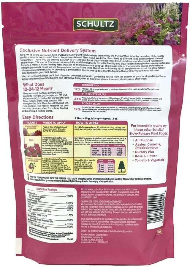 Schultz 018065 Spf48270 Slow-Release Bloom Fertilizer 3.5 Lbs, 56 Ounce - Image 4