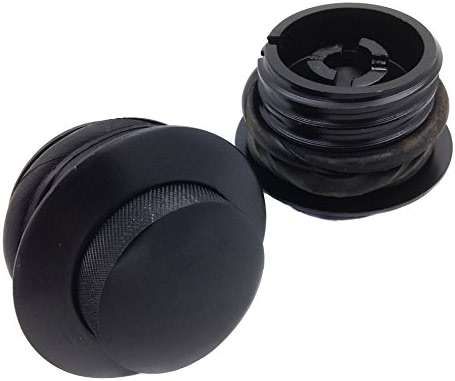 HTTMT MT249-040-BK Black Pop Up Gas Cap Vented Fuel Tank Cap Set Compatible with 1982-2010 Harley Davidson All Models With Dual Screw In Gas Caps (Touring/Sporster/Dyna/CVO/Trike) - Image 3