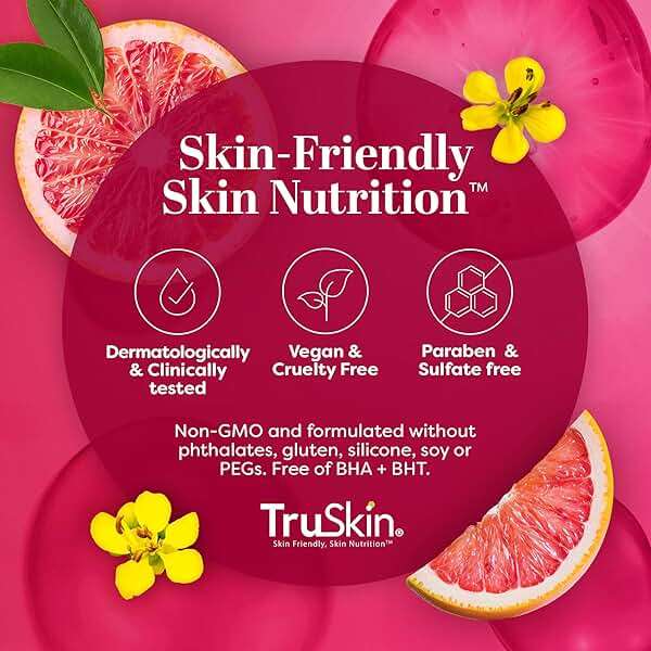 TruSkin Vitamin C Super Serum for Face - Five Skin Benefits in One Serum with Vitamin C, Retinol, Niacinamide, Hyaluronic Acid & Squalane - Brighten, Firm & Smooth the Look of Skin - 1 fl oz - Image 7