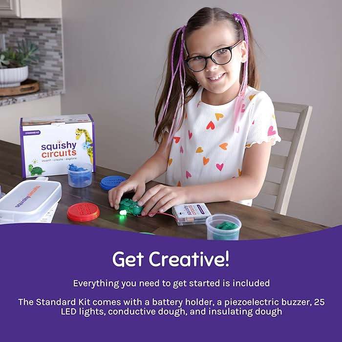 Squishy Circuits Standard Kit - Explore Electrical Circuits with Play Dough - STEM Science Kits for Kids Age 8-12 - Fun and Educational at Home, Classroom, Camp, and More! - Image 3