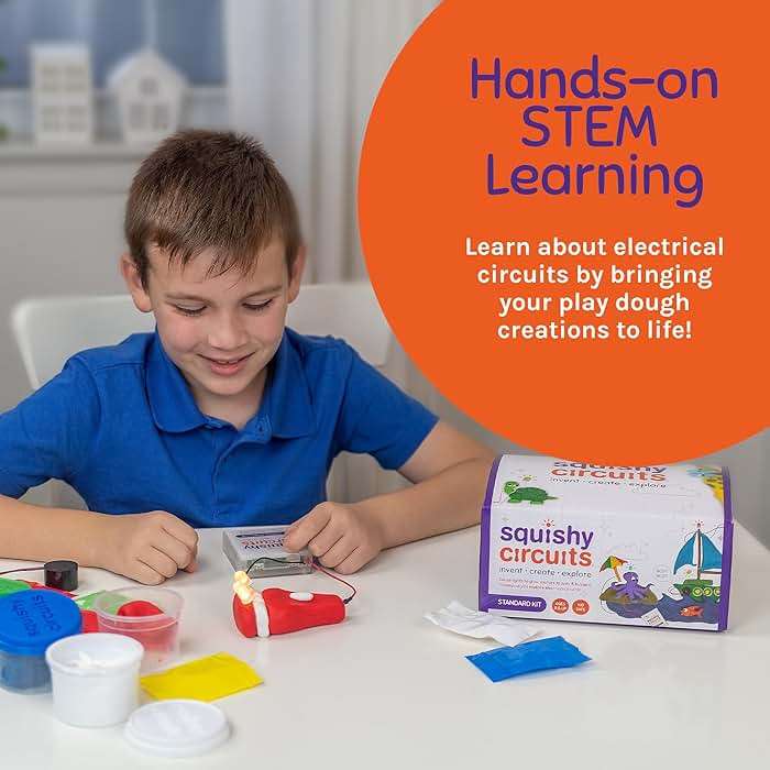 Squishy Circuits Standard Kit - Explore Electrical Circuits with Play Dough - STEM Science Kits for Kids Age 8-12 - Fun and Educational at Home, Classroom, Camp, and More! - Image 4