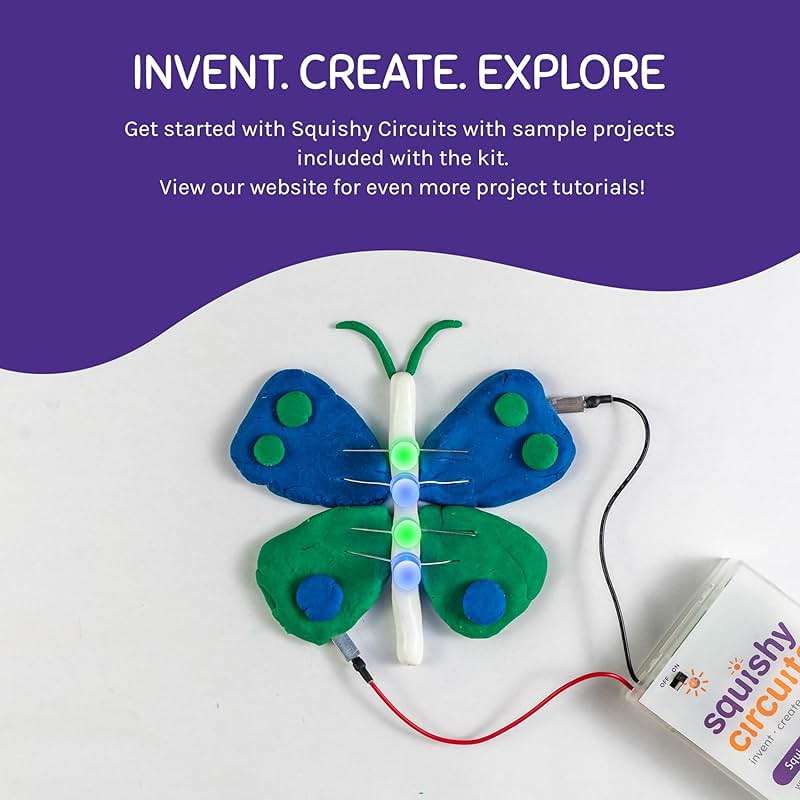 Squishy Circuits Standard Kit - Explore Electrical Circuits with Play Dough - STEM Science Kits for Kids Age 8-12 - Fun and Educational at Home, Classroom, Camp, and More! - Image 6