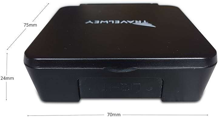 Digital Travel Alarm Clock - No Bells, No Whistles, Simple Basic Operation, Loud Alarm, Snooze, Small and Light, ON/Off Switch, 2 AAA Battery Powered, Black - Image 2