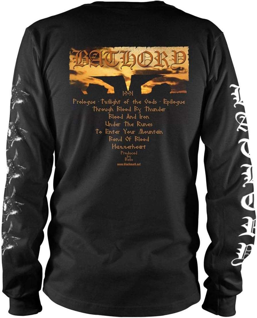 Bathory Men's Twilight of The Gods Long Sleeve Small Black - Image 4