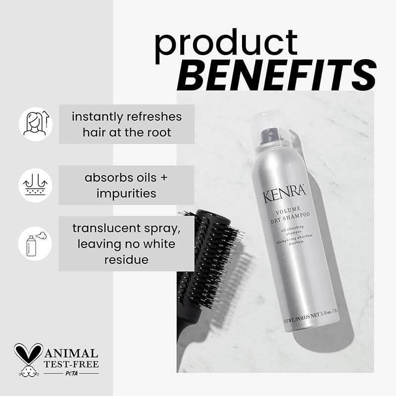 Kenra Volume Dry Shampoo | Oil Absorbing Shampoo | Translucent, Volume-Enhancing Spray | Instantly Refreshes Hair At The Root | Absorbs Oils & Impurities | All Hair Types - Image 2