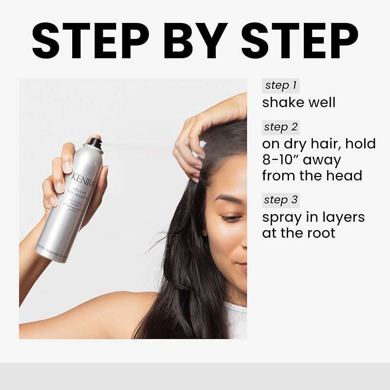 Kenra Volume Dry Shampoo | Oil Absorbing Shampoo | Translucent, Volume-Enhancing Spray | Instantly Refreshes Hair At The Root | Absorbs Oils & Impurities | All Hair Types - Image 4