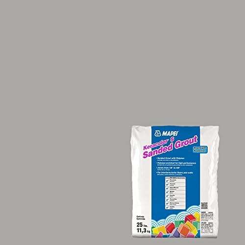 MAPEI Keracolor S Silver Cementitious Sanded Powder Grout - 25LB Bag - Image 1