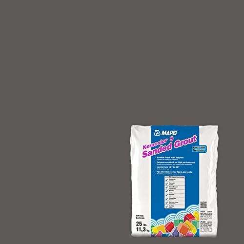 MAPEI Keracolor S Charcoal Cementitious Sanded Powder Grout - 25LB Bag - Image 1