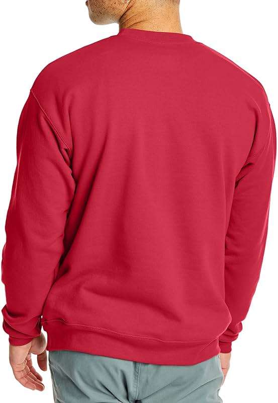 Hanes Men's Sweatshirt, EcoSmart Fleece Crewneck Sweatshirt, Big & Tall Available, 1 or 2-Pack - Image 2