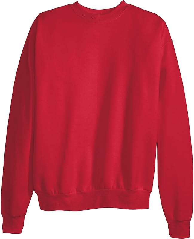 Hanes Men's Sweatshirt, EcoSmart Fleece Crewneck Sweatshirt, Big & Tall Available, 1 or 2-Pack - Image 5