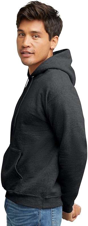 Hanes Men's EcoSmart Hoodie, Midweight Fleece, Pullover Hooded Sweatshirt - Image 4