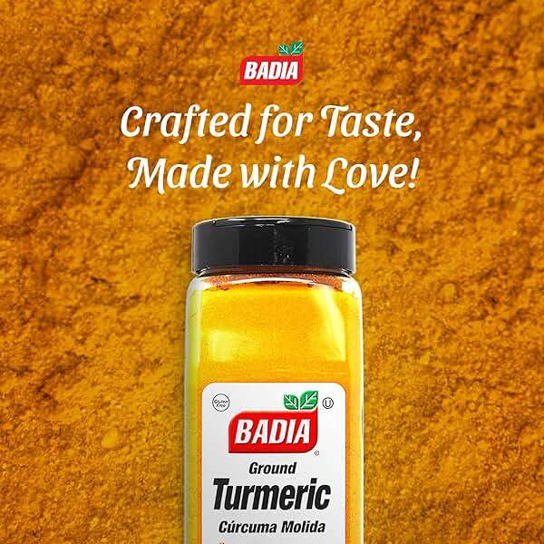 Badia Ground Turmeric Powder, 16 oz - Curcuma Spice for Cooking | Earthy golden turmeric powder adds warm flavor and vibrant color to curries, rice, soups, vegetables, and spice blends - Image 5