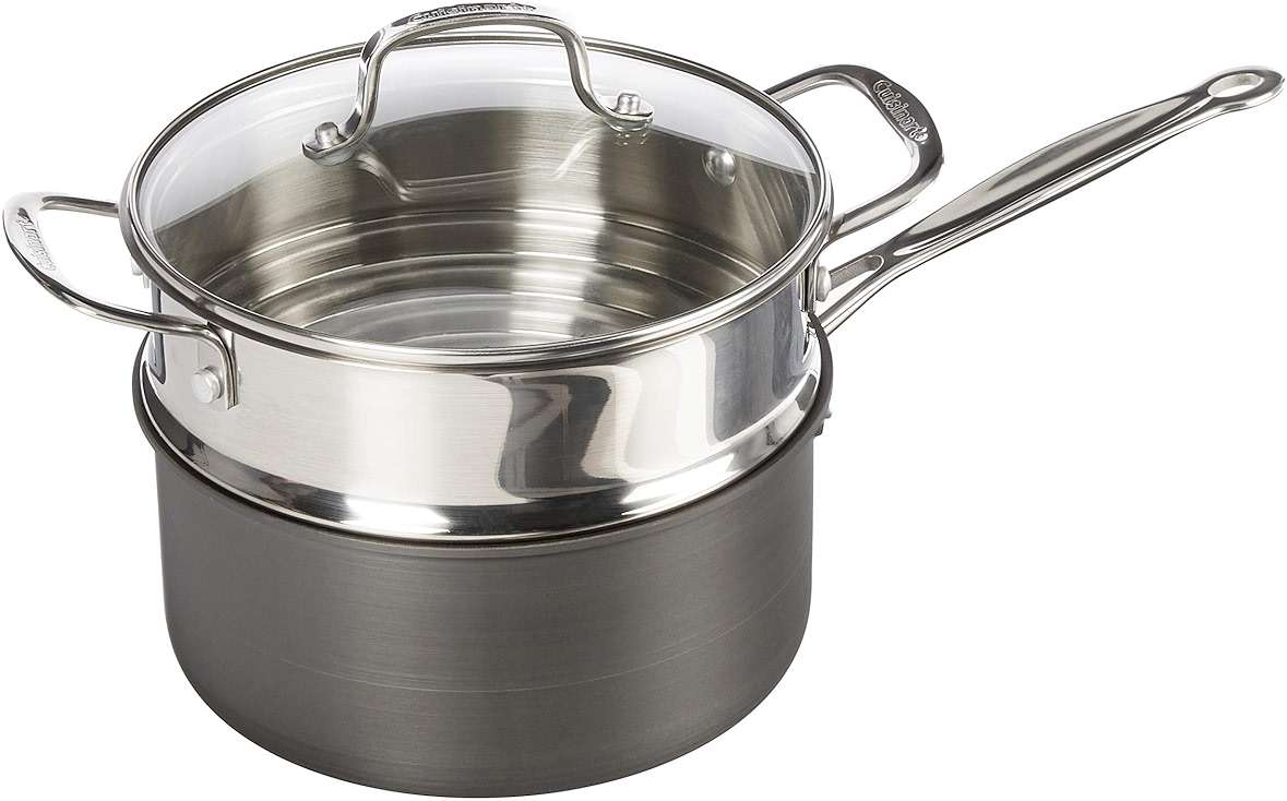 Cuisinart 17-Piece Pots and Pans Set, Non Stick Hard Anodized Cookware Set, Compatible with Electric, Gas Cooktops, Dishwasher Safe, Oven Safe Pot Set, Cool Grip Handles, Aluminum Core for Even Heat - Image 4