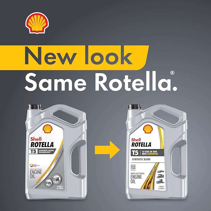 Shell Rotella T5 Synthetic Blend 15W-40 Diesel Engine Oil, 1 Gallon (3 Pack) - Image 5