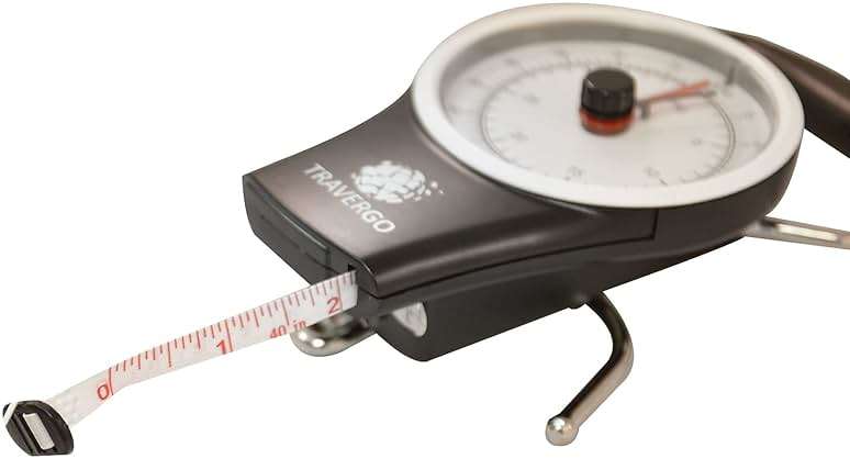 Go Green Power TR1300BK Travergo Analog Scale with Hook, Black (TR1300BK) - Image 3