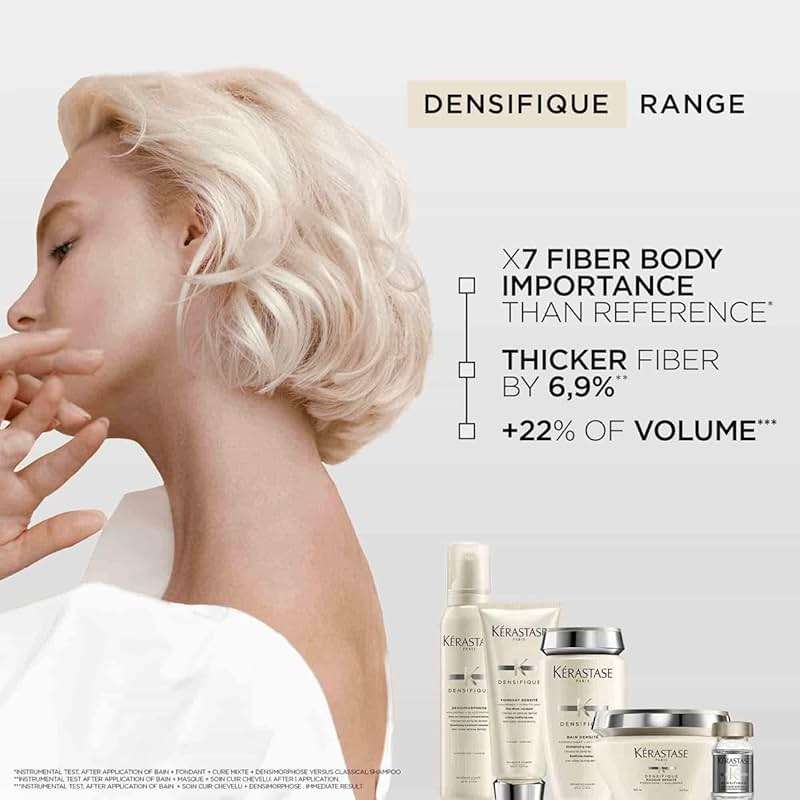 Kerastase Densifique Densité Shampoo - Thickening & Strengthening Shampoo For Fine & Thinning Hair, Removes Build-Up, Hydrates and Adds Shine, With Hyaluronic Acid & Ceramides - Image 8