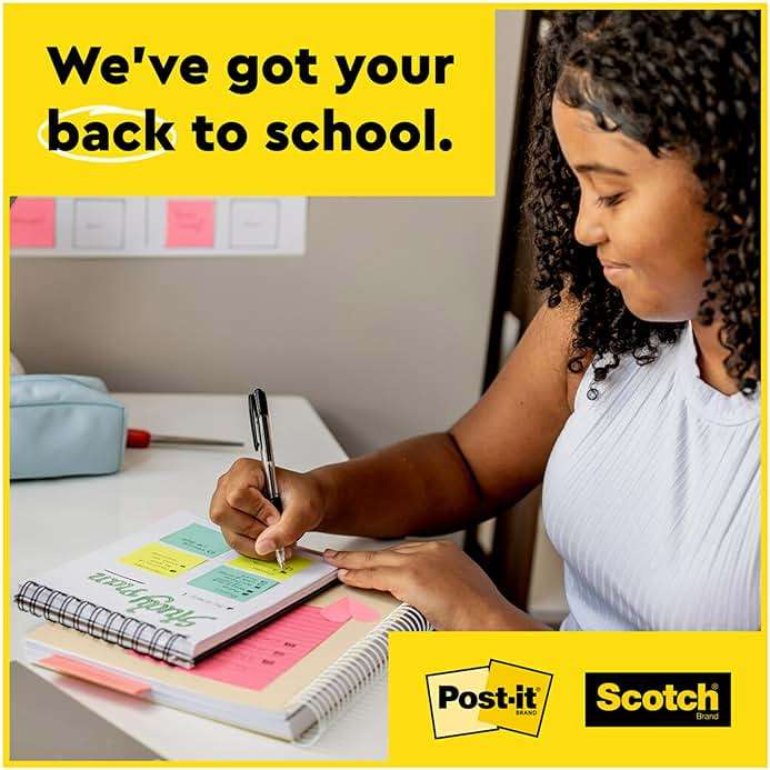 Post-it Super Sticky Notes, 15 Sticky Note Pads, 3 x 3 in, School Supplies, Office Products, Notes for Vertical Surfaces, Monitors, Walls and Windows, Supernova Neons and Energy Boost Collections - Image 11
