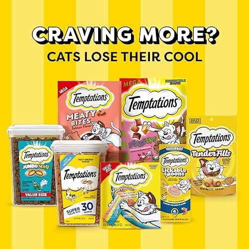 Temptations Cat Treats, Classic Crunchy and Soft Cat Treats, Blissful Catnip Flavor, Catnip Treats, 16 oz. Tub - Image 13
