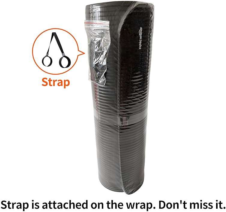 Amazon Basics Extra Thick Exercise Yoga Mat with Carrying Strap - Image 8