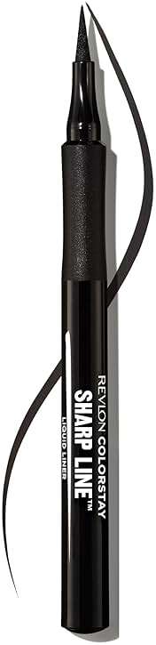 Revlon Liquid Eyeliner Pen, ColorStay Sharp Line Eye Makeup, Waterproof, Smudge-proof, Longwearing with Slim Tapered Tip, Sharp Line - Image 4