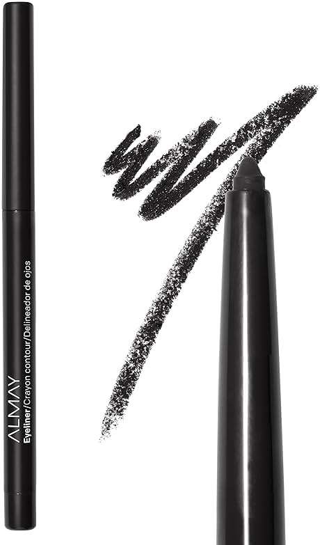 Almay All-Day Eyeliner Pencil, Smudge Proof, Waterproof Eye Makeup, Hypoallergenic, Built-In Sharpener, 205 Black, 0.01 oz - Image 2