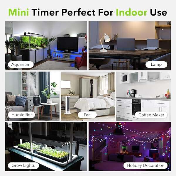 BN-LINK BND-60/U47 Indoor Mini 24-Hour Mechanical Outlet Timer, 3-Prong, 2-Pack - Image 8