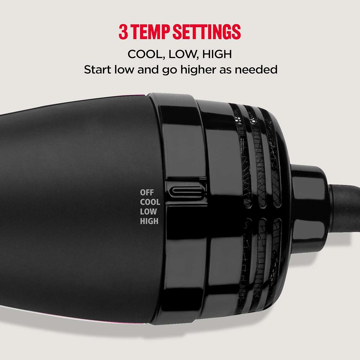 REVLON One-Step Volumizer Hair Dryer and Styler – Easy Salon-Style Blowouts – Less Frizz, More Shine, and Reduced Heat Damage, for All Hair Types and Lengths (Black) - Image 7