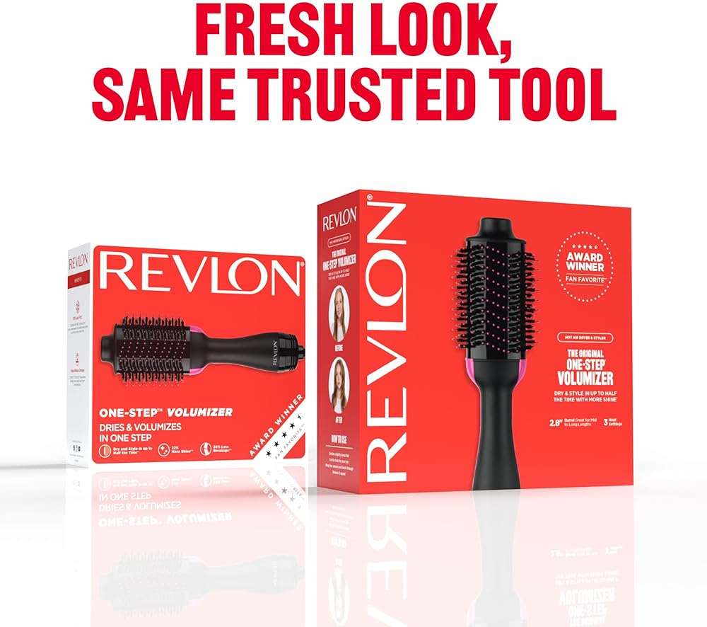 REVLON One-Step Volumizer Hair Dryer and Styler – Easy Salon-Style Blowouts – Less Frizz, More Shine, and Reduced Heat Damage, for All Hair Types and Lengths (Black) - Image 8