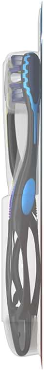 Colgate 360 Advanced Floss Tip Soft Bristle Toothbrush, 17x Thinner Bristles for Deep Reach Between Teeth, Ergonomic Handle with Soft Bristles and Tongue Cleaner, 4 Pack - Image 10