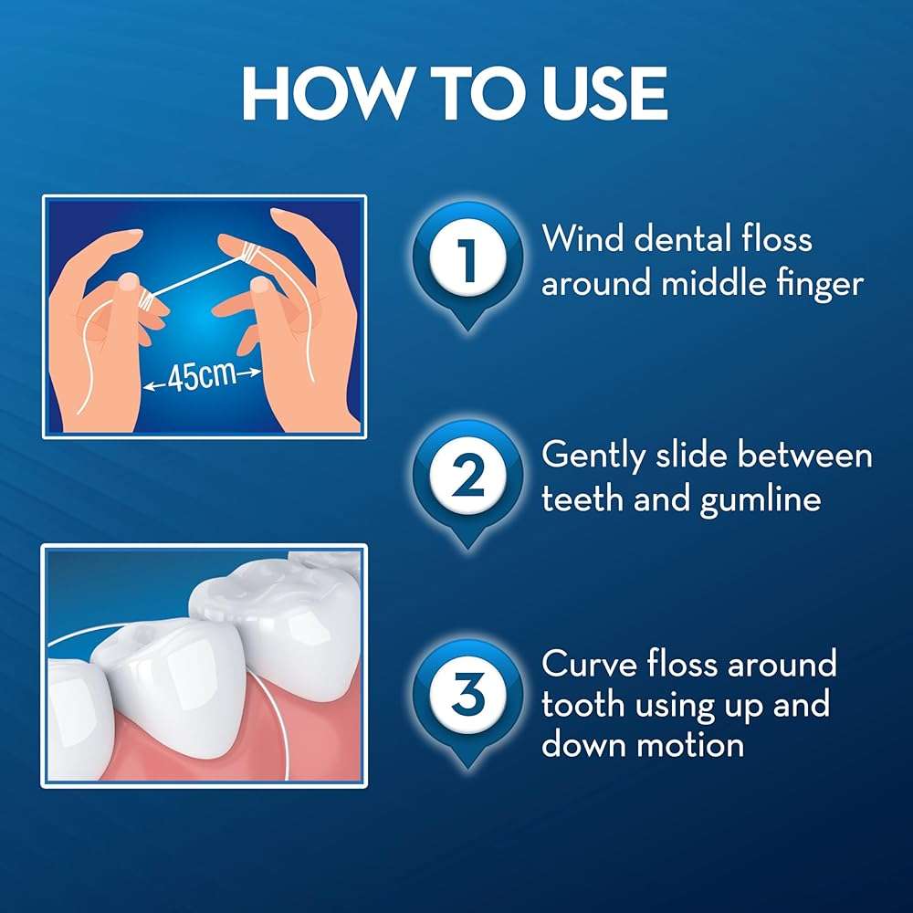 Oral B 005012 Unwaxed Dental Floss, 50 M - Image 3